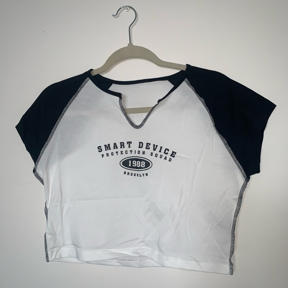 TWO FOR ONE BUNDLE- Blue top from Brandy Melville - Picture 7 of 9